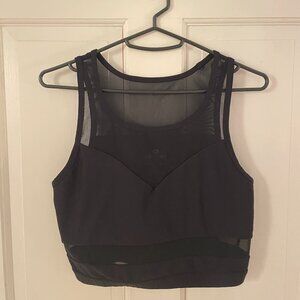 90 Degree by Reflex Black Athletic Bra Top